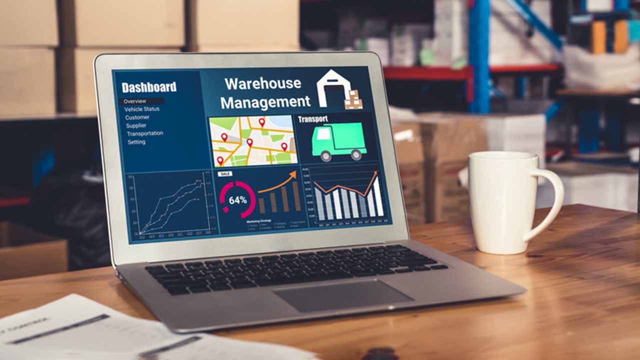 A warehouse management system works for a distribution center and even supply chain management