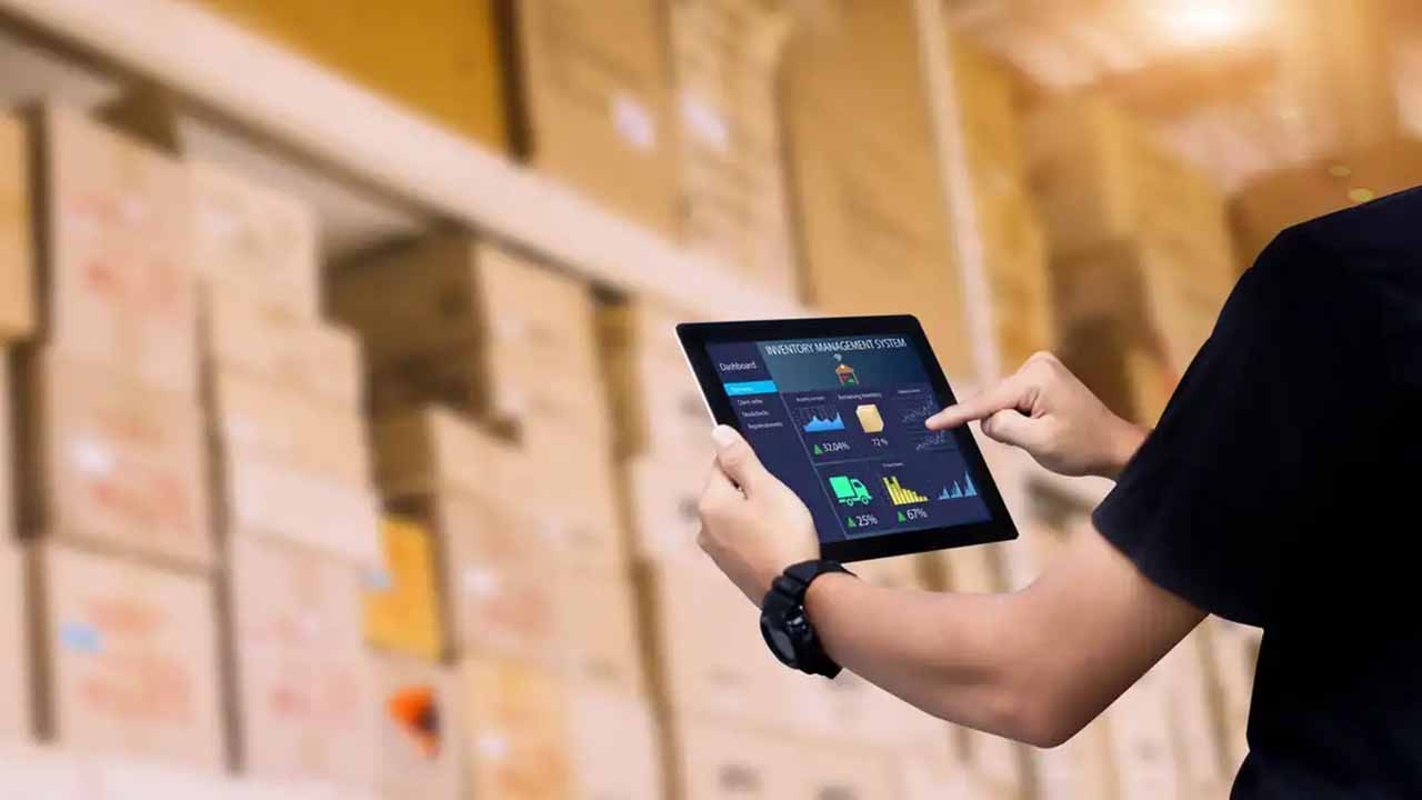 Daily warehouse operations are controlled by a warehouse management system