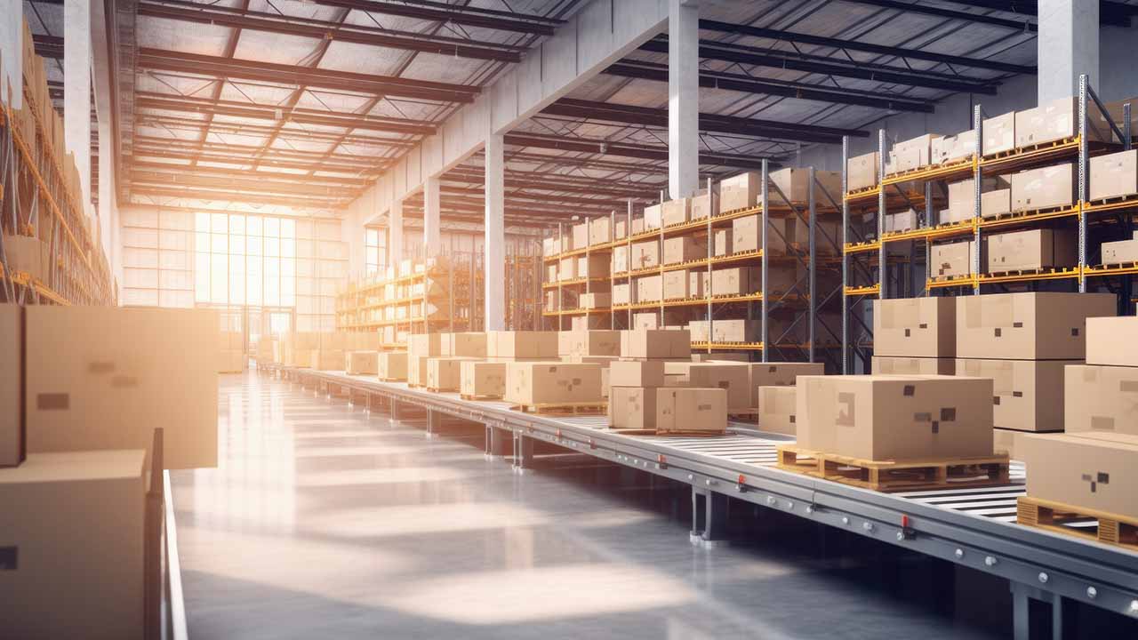 fulfillment center packing line