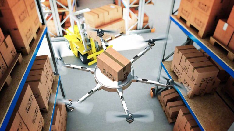 future warehouse drone system