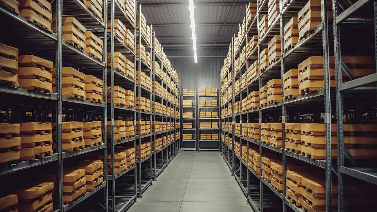 climate controlled warehouse for food