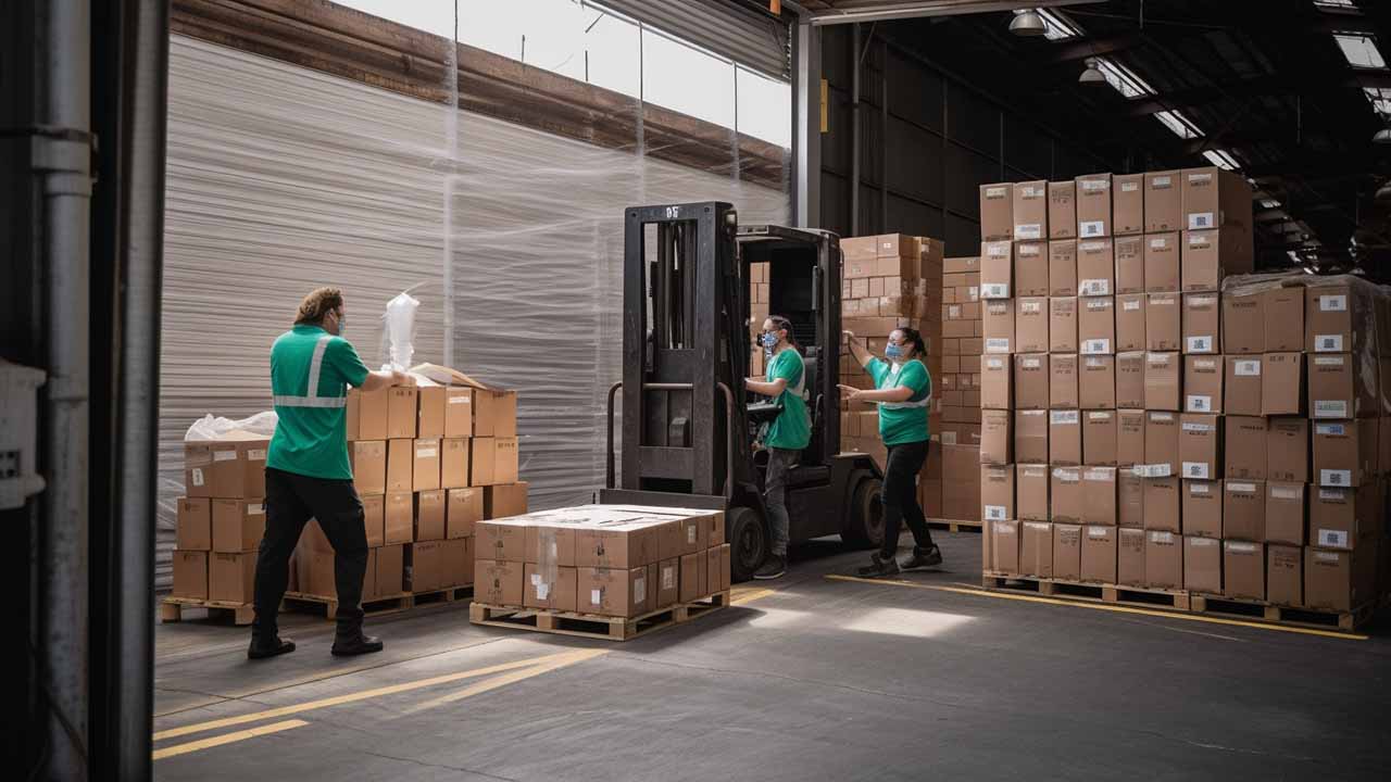 Warehouse with smooth receiving processes