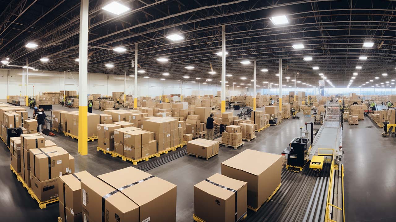 an ecommerce fulfillment line