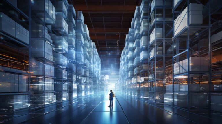 big data in a warehouse