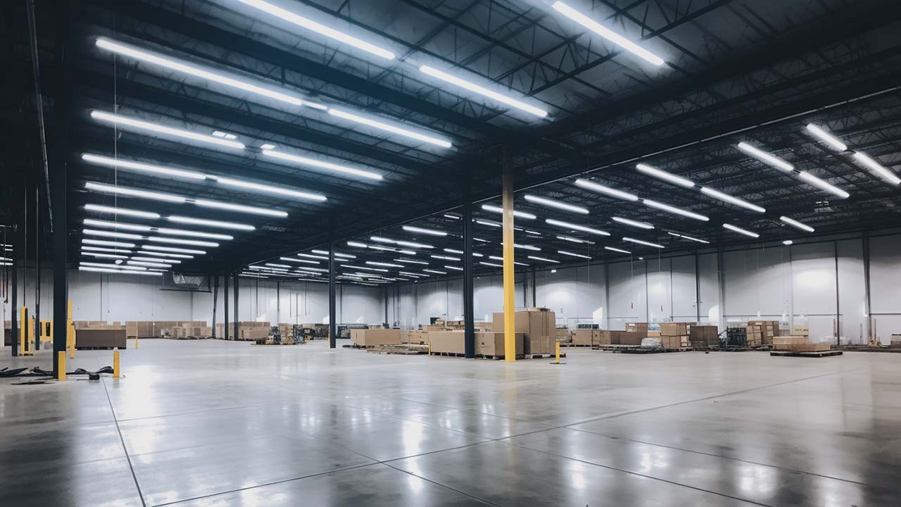 a large warehouse ready to accept goods for long term storage
