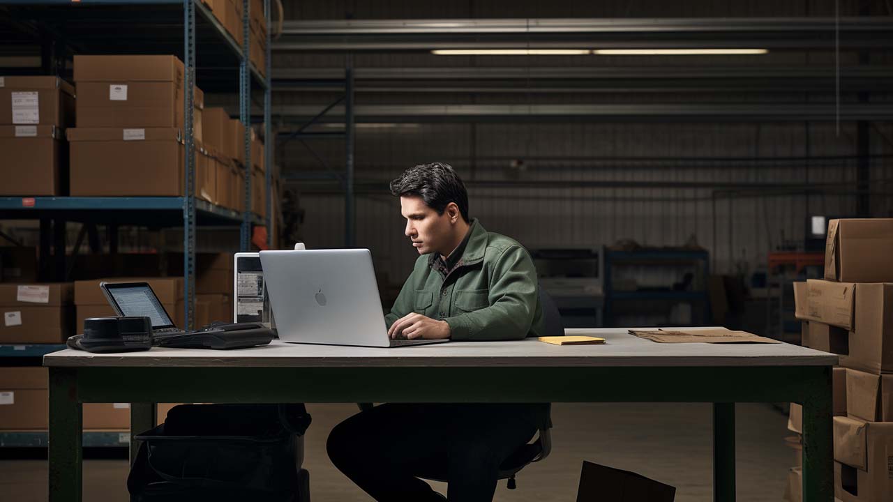 a warehouse employee trying to figure out how to reduce costs