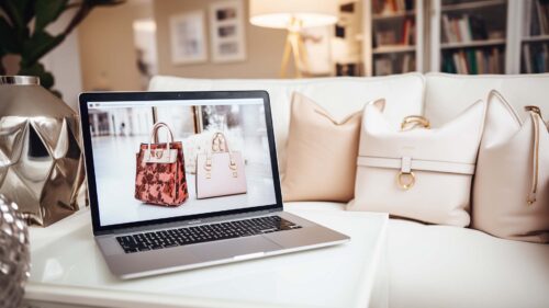 ecommerce shopping on a laptop